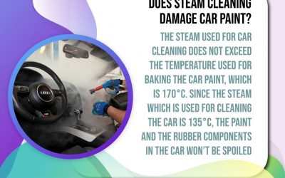 Does steam cleaning damage car paint?